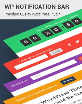 WP Notification Bar Pro